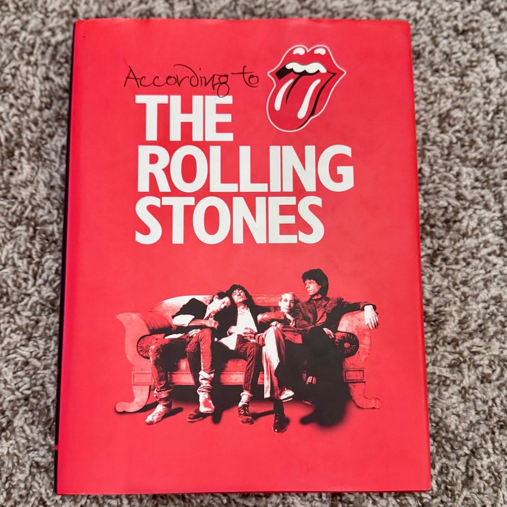 According To The Rolling Stones Hardcover By The Rolling Stones